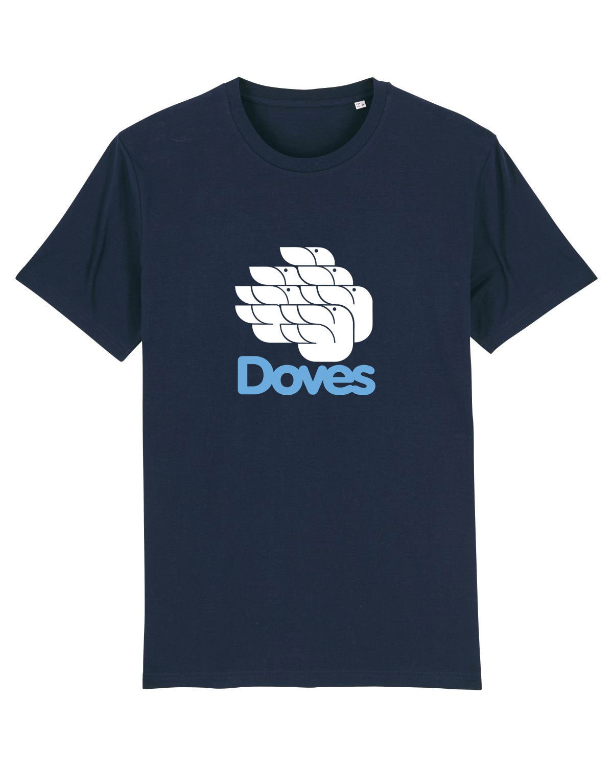 Swedish Doves T-Shirt Navy Sky Blue