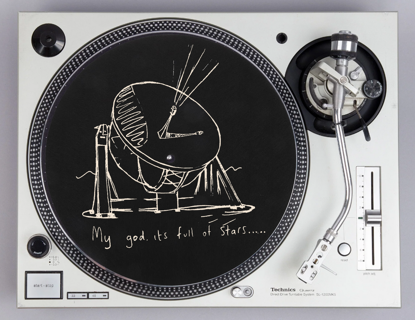 Stars Slip Mat Black