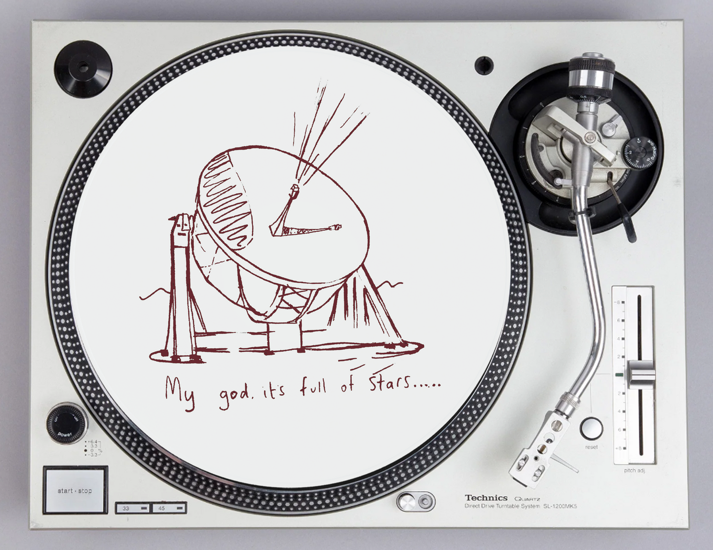 Stars Slip Mat White