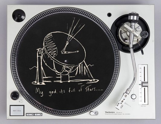 Stars Slip Mat Black